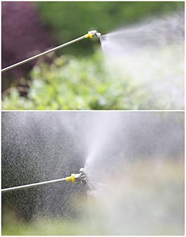Garden Lawn Sprinkler Irrigation System 1/4" High Pressure Sprayer Nozzle Irrigation Spray Fan-Shaped Fine Mist Sprayer Garden Dust Removal Cooling System Spray (Color : Yellow) - Image 4