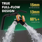 RESTMO 2 Way Garden Hose Splitter Heavy Duty Full Metal Body - Image 2
