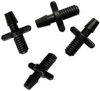 Garden Lawn Sprinkler Irrigation System 100Pcs 3 / 5mm Threaded Connector for Barbed Joint Drip Hose Plastic Barb Fitting - Image 6