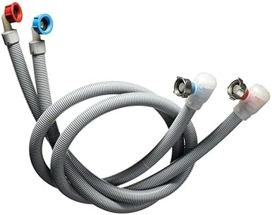Premium Flood Prevention Washing Machine Hose Set w/Integrated Automatic Water Shutoff Valve, 5-Year MFG. Insurance Policy & Warranty (7 ft. W/Brass Extenders (2.63" Length)) - Image 6