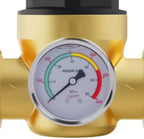 Water Pressure Regulator, with Adjustable Pressure Control, Built in Gauge - Image 6