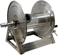 General Pump DHRA50300SS 3/8" x 300' Stainless Steel Hose Reel with Flat Sidewalls, A-frame, Pin Lock and Brake, Swivel Inlet, 5000 Psi (300 Feet Capacity) by AmericanPressureInc
