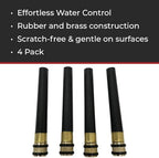 Hi-Tech Adjustable Bend & Spray Water Hose Nozzle – Heavy-Duty, Leak-Proof Nozzles for Car Washing and Lawn Care (4 Pack) - Image 4