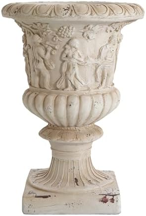 27' Garden Urn Planter, 27 Inch, Antique White - Image 7