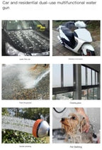8 Function Garden Hose Nozzle, ABS TPR Thumb Spray Gun - Image 4