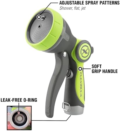 Flexzilla Garden Hose Nozzle - Heavy Duty Pistol Grip, NFZG61, ZillaGreen™ (Pack of 3) - Image 3