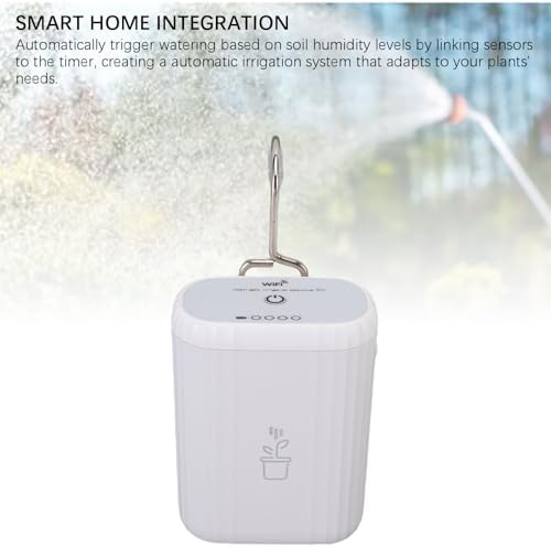 Automatic Plant Waterer App Controlled Irrigation System with Soil Sensors 2 Watering Modes for Busy Homeowners Smart Scheduling Via Phone Sets Timers Rain Delay While Away Soil - Image 2