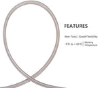 DERNORD PVC Tubing 3/16"ID X 7/16"OD Flexible Clear Vinyl Hose 100 Feet for Food Grade - Image 4