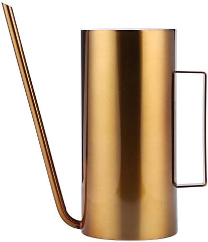 Gold Stainless Steel Watering Can with Long Spout for Indoor Plants - Image 6