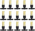 Copper Misting Nozzle 1/4'' Barb Tee Connector Adjustable Brass Mist Spray Atomizer Watering Garden by Unknown