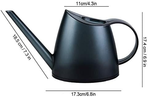 1.4L Watering Can Long Spout Plastic. Modern Watering Bottle for Indoor Outdoor Use, Lightweight Water Sprayer with Handle for Garden House Flower Bonsai Plant (Frosted Gray) - Image 2