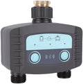 Water Timer,2 Zone Smart Irrigation Timer Water Valve Controller with Brass Inlet Outlet for Outside Patio Garden Beaches Lawn Yard, Hose Sprinkler, 500 to 1700Lh by oreilet