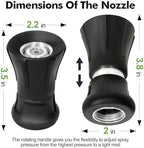 SPECILITE 5/8" Garden Rubber Hose 200 ft with High Flow Nozzle - Image 7