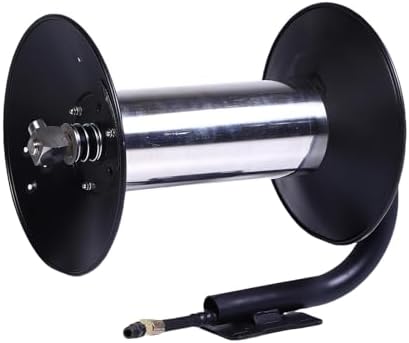 Generic Pressure Washer Hose Reel, 164FT 4000 PSI Heavy Duty Manual Crank Hose Reel with 3/8in Connector, Ideal for Wall, Floor, Truck Mounted Power Washer - Image 5