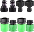 Expandable Garden Hose Repair Kit 10PCS Hose Quick Connector Nipple 3/4 Inch Male Threaded Pipe Adapter for Garden Tubing Drip Irrigation Watering System(F-USA) by Unknown