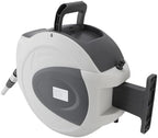 Retractable Garden Hose Reel Wall Mounted 65.6ft 1 2inch Auto Rewind Hose Reel with Nozzle PP PU PVC 180 Deg Swivel Any Length Lock for Garden Yard Watering - Image 7