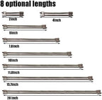 20 Pack Flexible Nozzle Extensions, Brass Mist Rod for Outdoor Misting System, Misting Extended Pole 10/24 UNC for Garden, Humidification, Outdoor Cooling, Dust Control(Size:10Inch) - Image 5