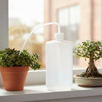 Precision Squeeze Watering Bottle with Long Curved Spout Durable PP Plastic - Image 2