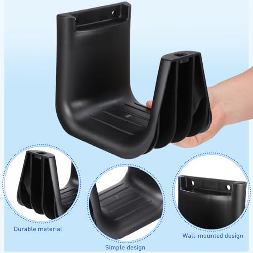 MAGICLULU Wall Mounted Vacuum Hose Holder Hose Wall Mount Hook for Vacuum Storage Space-Saving Home Holder with Screw for Easy Organization - Image 6