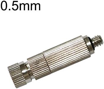 Garden Sprinkler Watering Sprayer 3Pcs 20~90 Bar High Pressure Mist Nozzle Stainless Steel Sprinkler For Misting System Plant Cooling Fog Sprayers With Net Filter (Color : 0.5 mm mist) - Image 2