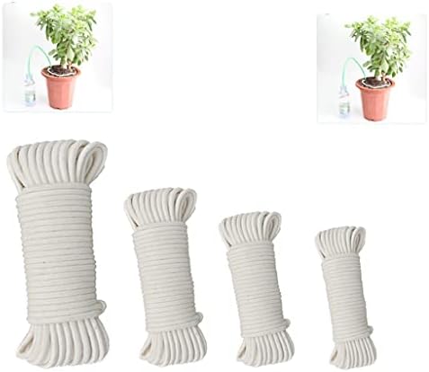 1pcs Self-Watering Wick Cord Vacation Planter Pot, for DIY Automatic Watering Device System Potted Auto Drip Waterer Cotton Rop(Length 50m(Dia 6mm)) - Image 6