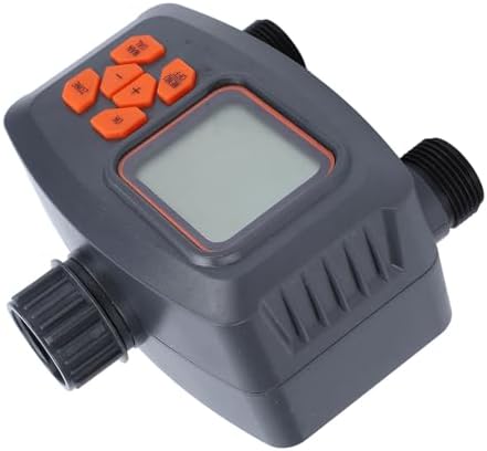 2 Zone Sprinkler Timer Digital, ABS Programmable Water Hose Timer with Auto Manual Rain Delay, 2 Outlet Faucet Irrigation Controller for Garden Lawn Yard - Image 2