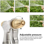 Heavy Duty Metal Garden Hose Nozzle High Pressure Pistol Grip Sprayer 4 Spray Modes for Efficient Watering(SIZE A) - Image 5
