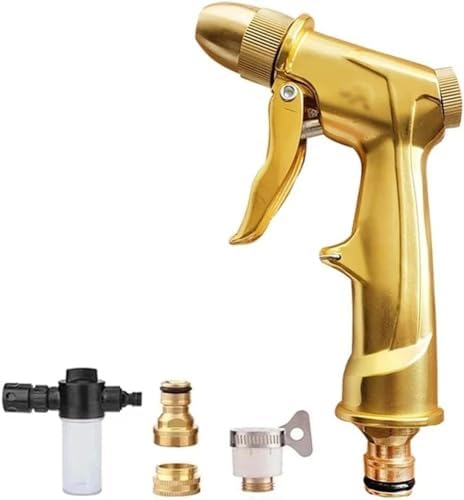 High-Pressure Water Gun for Cleaning Car Wash Machine Garden Watering Hose Nozzle Sprinkler Foam Water Gun by Unknown