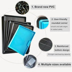 Rectangular Plastic Trays for Plants, Plant Watering Tray, PVC Material, Reinforced Bottom Mesh, Suitable for Both Indoor and Outdoor(Black,57x42x4cm/22x17x1.6in) - Image 7
