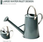 1.5 Gallon Metal Watering Can for Outdoor Plants, Large Watering Can, Gray - Image 3