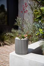Veradek Demi Series Demi 6" Planter w/Tray - Grey, 2 Pack - Image 4