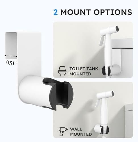 Arofa Handheld Bidet Sprayer, Bidet Attachment for Toilet, Matte White - Image 5