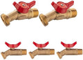 5Pack Seelink 1/2" MIP x 3/4" Male GHT Hose Bibb Valve by Seelink