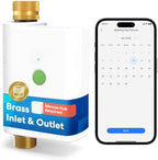 meross WiFi Water Timer for Garden Hose, Brass Inlet & Outet, Rain Skip by meross