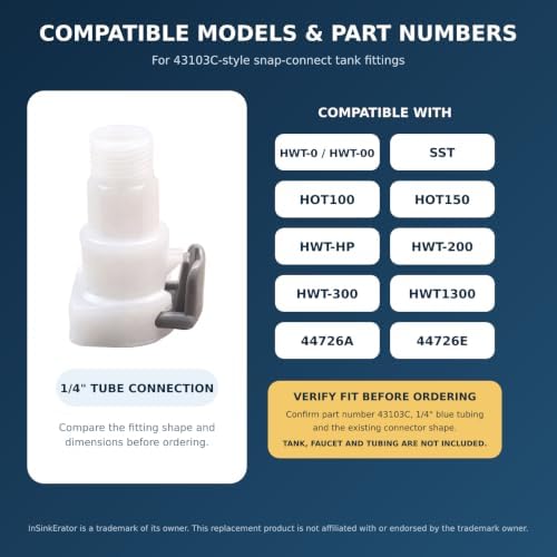 43103C Quick Connect Kit for InSinkErator, Connector Only - Image 5