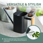 Stainless Steel Watering Can, 1L/35oz for Indoor Plants - Image 7