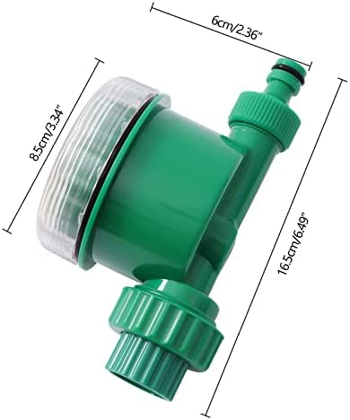 Sprinkler Timer, Rain Delay/Manual Watering System, Watering Timers, Water Timer Garden Irrigation Controller Digital Intelligence Watering System Waterproof, No Water Pressure Required - Image 2