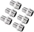 6pcs Stainless Steel Hose Barb Fittings 1" Barb to 1" NPT Male by Kozelo