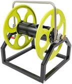 Garden Hose Reel, Metal Hose Reel, for 328.1 Feet of Standard 0.55-Inch Garden Hose, Wall/Floor Mount Metal Hose Reel（Hose not included), for Home, Gardening, Etc by haedspup