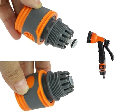 5PCS 1/2" 3/4" Garden Hose Quick Connector for Repair Extender Water Tube Joint 12mm 16mm Irrigation Pipe Coupling Adapter(C-5PCS) - Image 7
