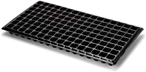 Bootstrap Farmer 128 Cell Tray Combo with 1020 Trays No Holes Black 5-Pack - Image 4