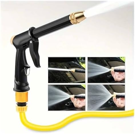 10M High Pressure Water Gun Household Wash Black Adjustable Nozzle Watering Pipe for Plant - Image 2