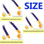 1/4, 3/8, 1/2 pt threaded round/flat nozzle adjustable plastic cooling tubeBidirection Tube Valve, cnc cooling system coolant mister Mist Coolant Lubrication Spray System （10 pieces） - Image 2