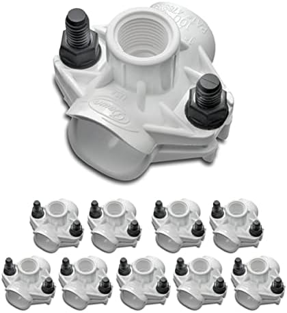 Dawn Industries 100C, 1" Saddle Tee x 1/2˝ FPT, KwikSeal Plastic Saddles Poly, Made in USA (10) by Unknown