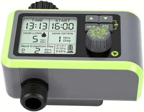 8-Zone Garden Watering Timer, RainSensor Auto Shutoff, - Image 2