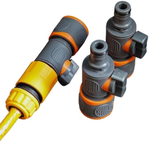 1/5pcs ABS Quick Water Connecter Garden Hose Adapter with Shut-Off Valve Fittings Tubing Repair Watering Gun Nipple Adapters(1pcs) - Image 7