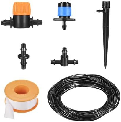 MECCANIXITY Irrigation Switch Valve 1/4" 360 Degree Adjustable Sprinkler by MECCANIXITY