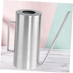 Watering can,Stainless Steel Pitcher Watering Can for Indoor Plants Spray Bottles for Plants Metal Sprinkling Can Stainless Steel Watering Kettle Plant Mister Jug Shower Pot Spout Watering Can(Silver) - Image 2