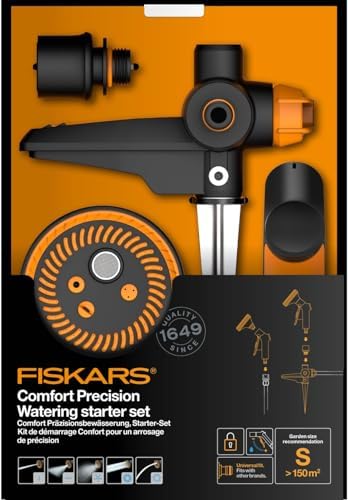 Fiskars Starter Set Precision Watering, Incl. ground spike sprinkler base, spray gun Multi and adapter for Fiskars watering rods and spray heads, Comfort, 1070830 - Image 5