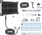 Dioche Solar Powered Drip Irrigation Kit - SelfWatering System with 2200mAh Battery for 30 Pots - 7 Timer Modes, IP65, Ideal for Greenhouses & Outdoor Plants by Dioche